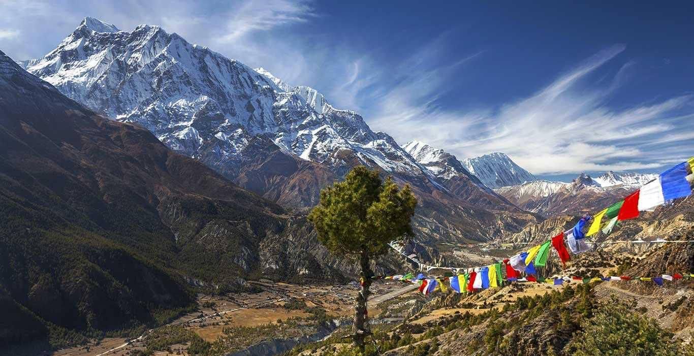 Annapurna III above Manang Valley