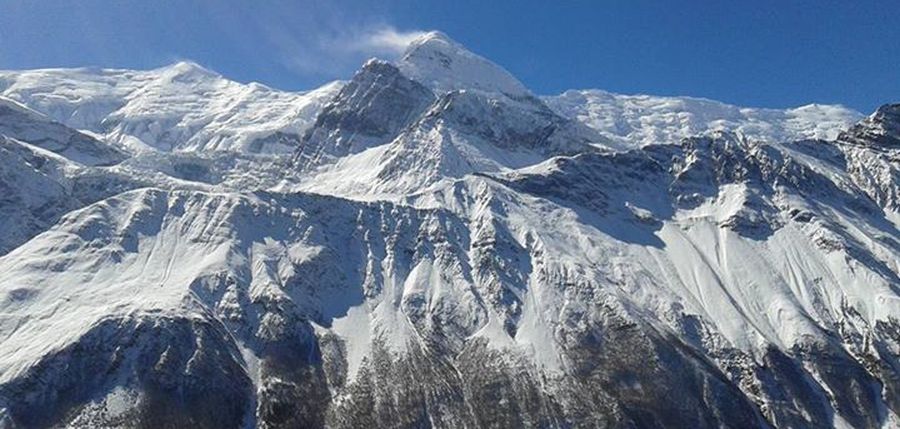 Gangapurna above Manang Village