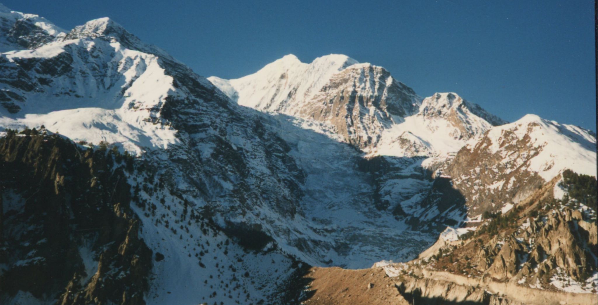 Mt.Gangapurna above Manang Village