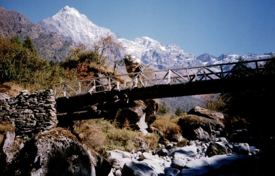 Charpati Himal on descent from Lukla