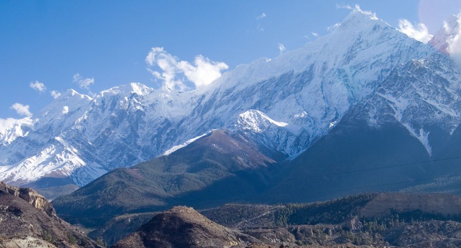 Nilgiri Peaks above Kali Gandaki Valley