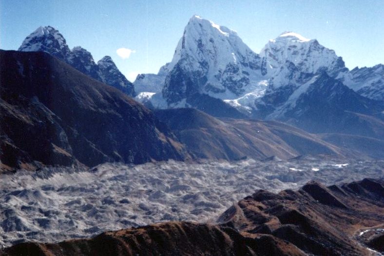 Mts.Cholatse and Taboche from Gokyo Ri