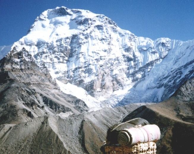 Chamlang on descent from Mera La into the Hongu Valley