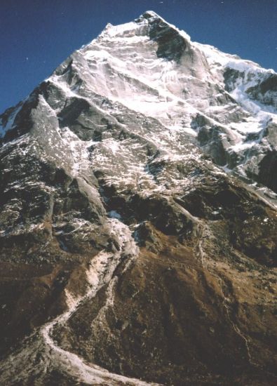 Mera Peak from Hinku Valley