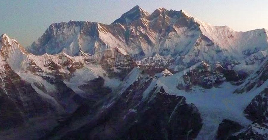 Everest from summit of Mera Peak