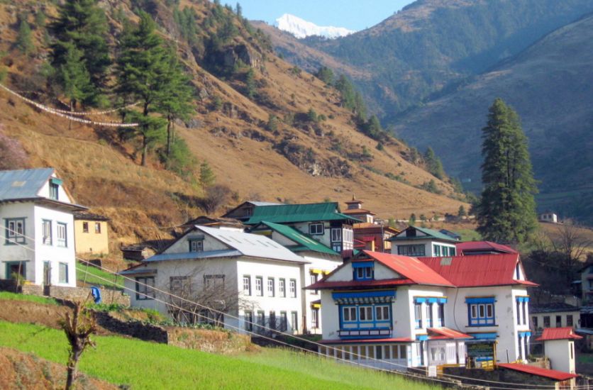 Houses in Junbesi Village