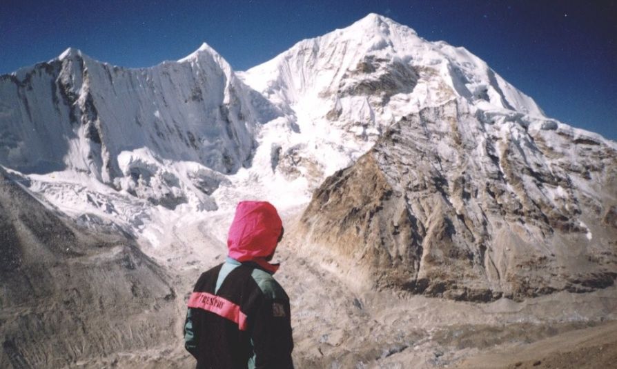 Baruntse from above Makalu Base Camp