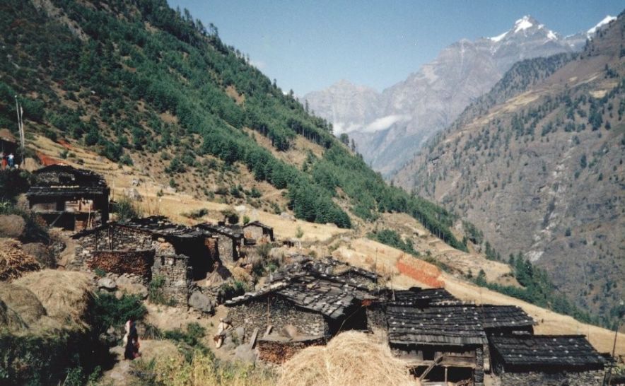 Ngyak Village in the Buri Gandaki River Valley