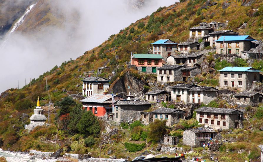 Beding Village in the Rolwaling Valley