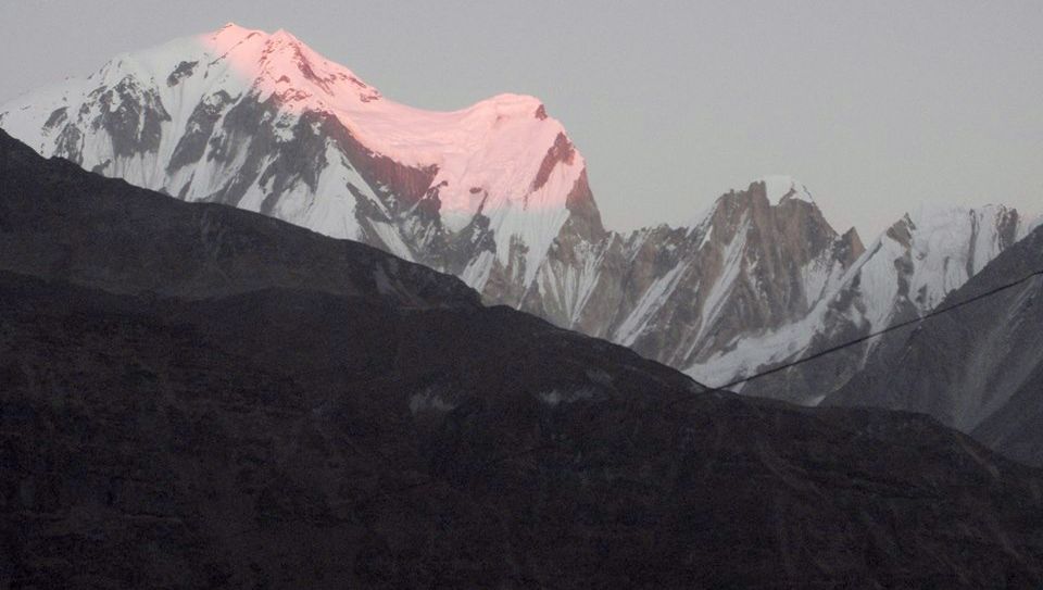 Mount Annapurna III on approach to the Sanctuary