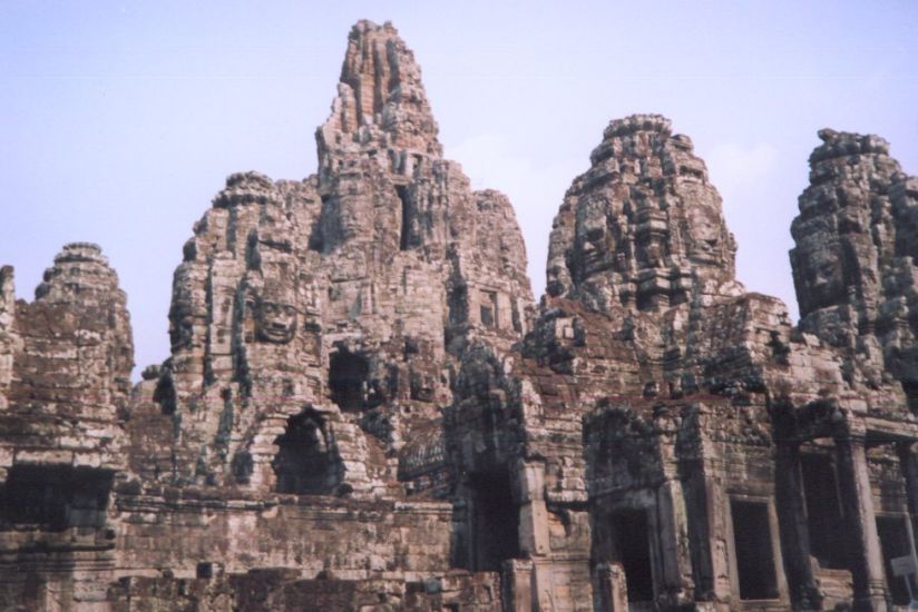 Bayon Temple in Angkor Thom in northern Cambodia