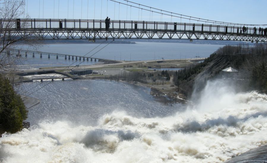 Montmorency Falls in Canada