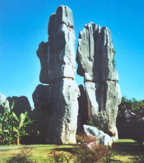 Limestone Outcrops at Shilin Stone Forest