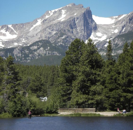 Hallet Peak in the Front Range of the Colorado Rocky Mountains