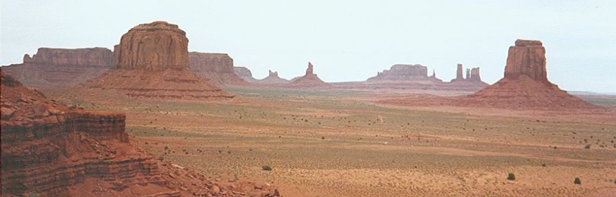 Sandstone Buttes in Monument Valley