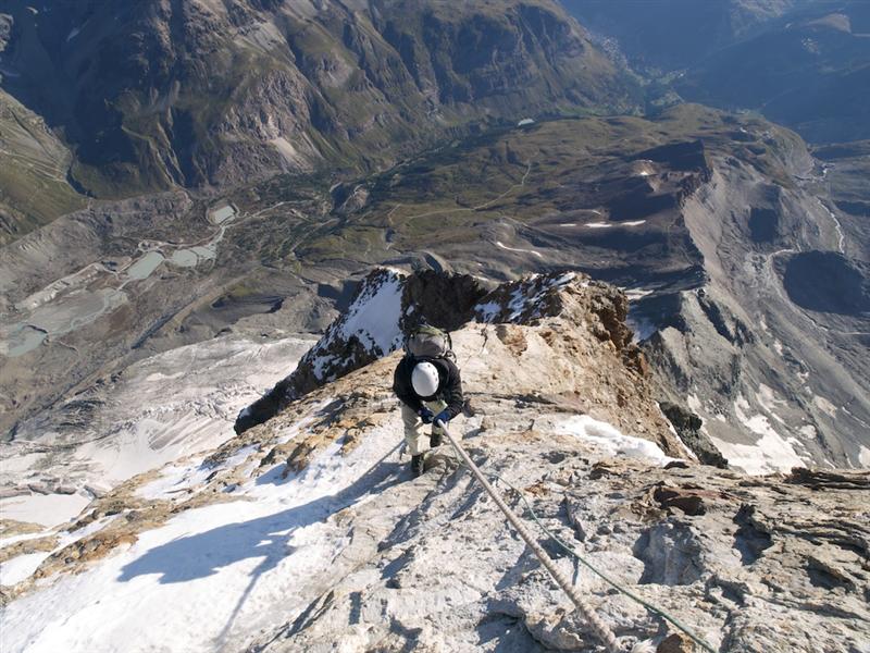 Matterhorn - Hornli Ridge ( normal route of ascent )