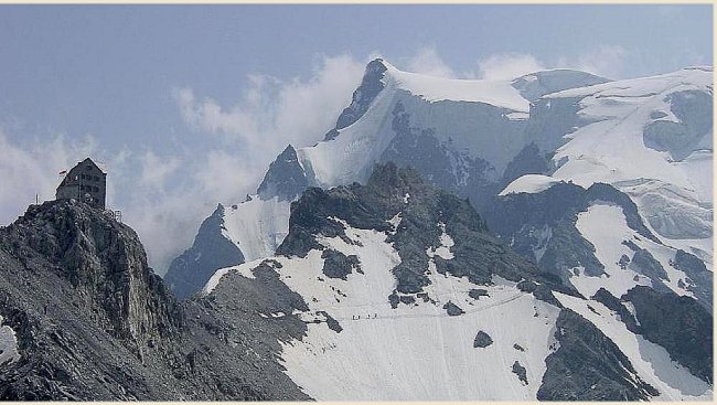 Ortler on approach to the Payer Hut