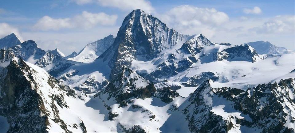 Dent Blanche, 4357m in the Valais Region of the Swiss Alps