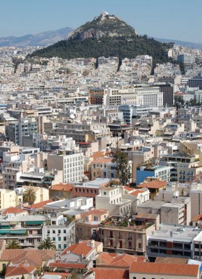 Mount Lykavittos in Athens