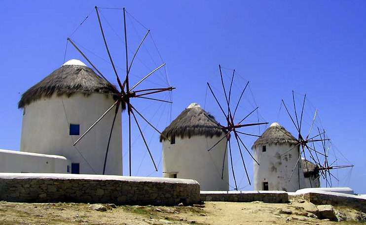 Windmills on Mykonos