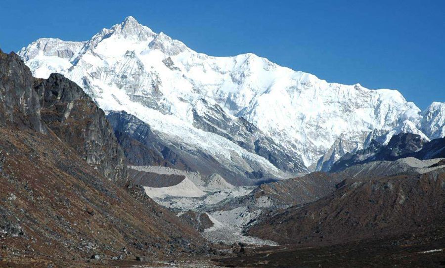 Kangchenjunga from Thangshing in Sikkim