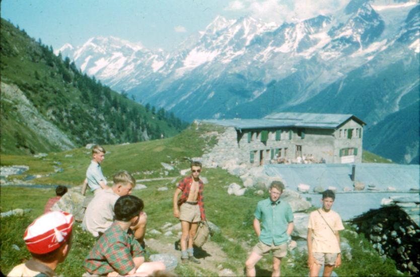 Rest at Schwarenbach on route to the Gemmi Pass in the Bernese Oberlands