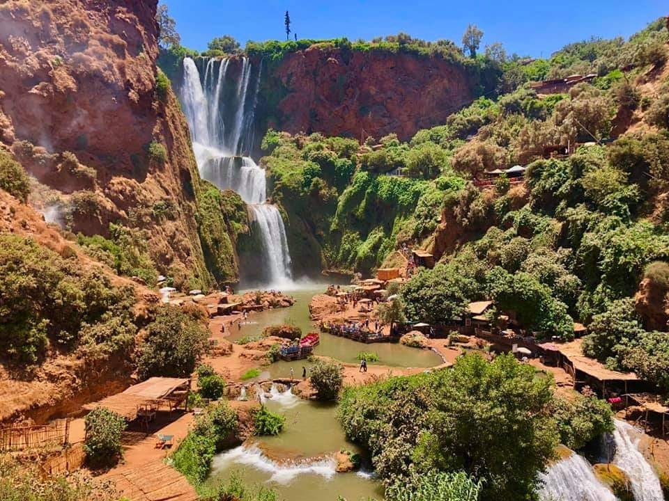 Cascades d'Ouzoud in Morocco