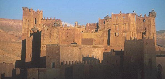 Kasbah in Quarzazate in the sub-sahara of Morocco