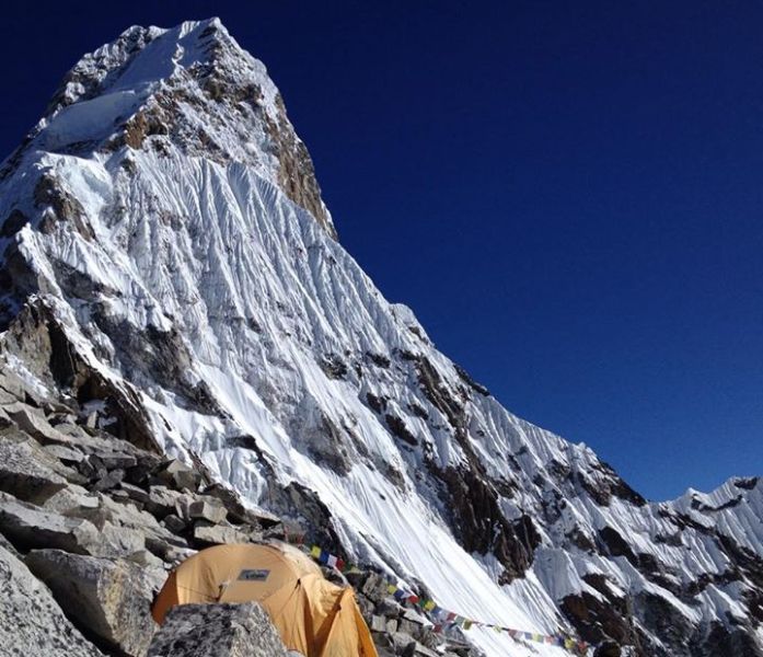 Ama Dablam - SW Ridge - normal route of ascent