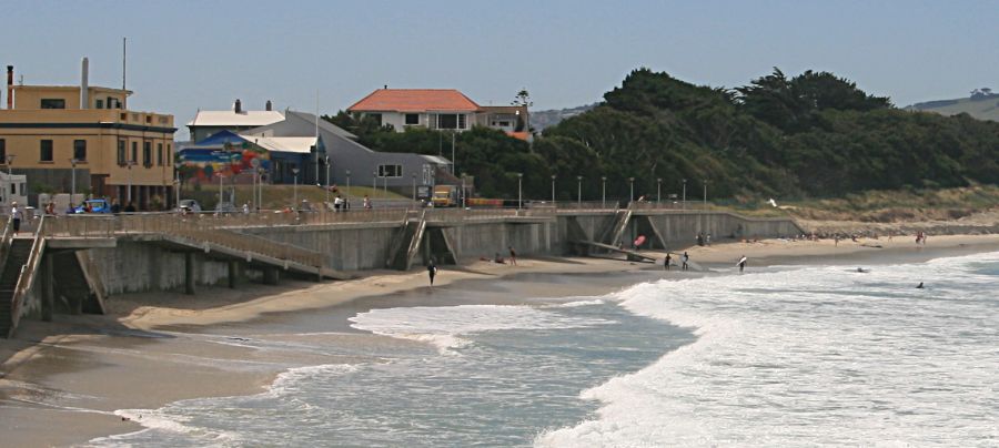 St Clair Beach at Dunedin