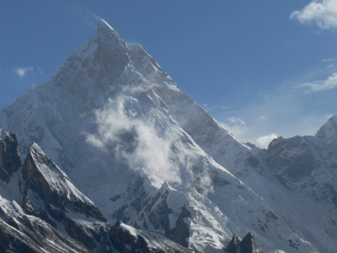 The Seven Thousanders - Masherbrum ( 7821m ) in the Karakorum Mountains of Pakistan