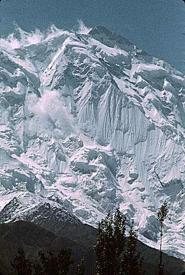 The Seven Thousanders - Rakaposhi ( 7788m ) in the Karakorum Mountains of Pakistan