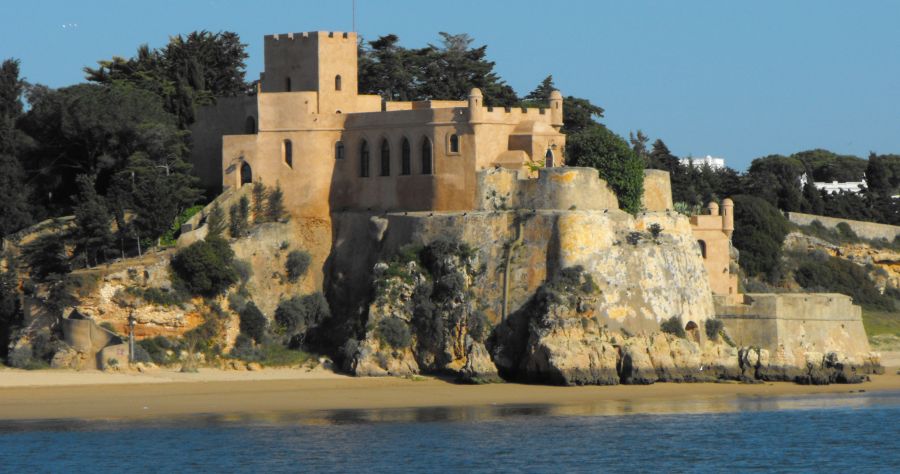 Fort of Sao Joao do Arade at Ferragudo in Portugal