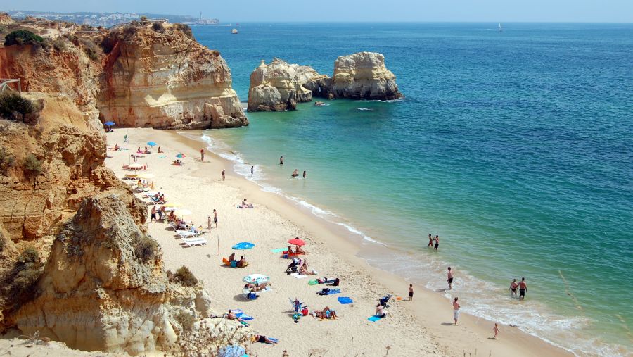 Praia da Rocha at Portimao