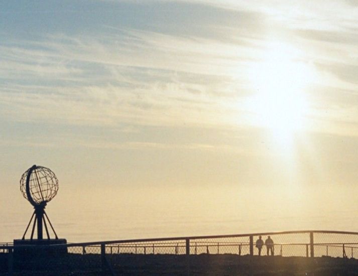 Sunset at North Cape