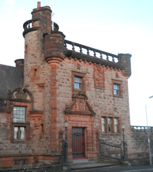 The Masonic Lodge building in Alexandria