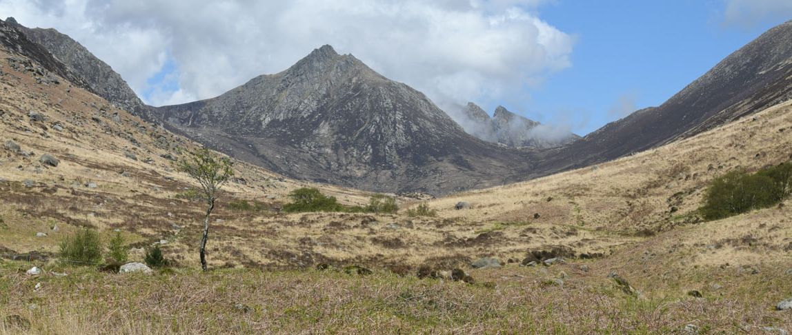 Cir Mhor from Glen Rosa on the Isle of Arran