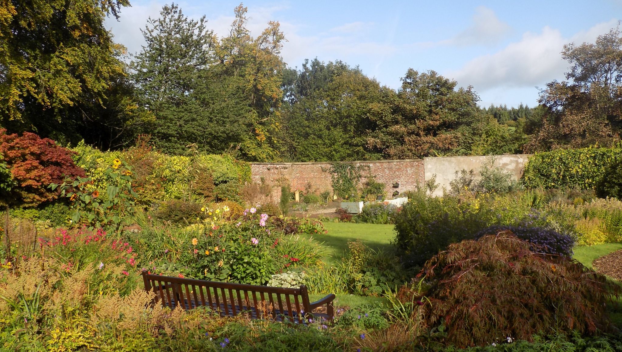 Walled Garden in Barshaw Park