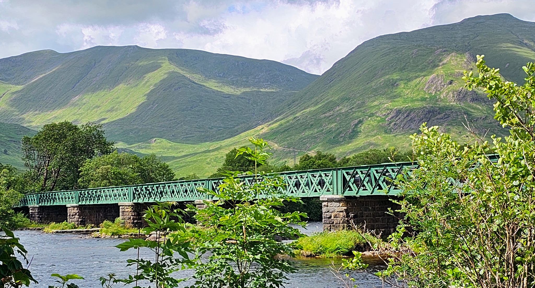 Beinn a'Chochuill and Beinn Eunaich from Kilchurn Castle