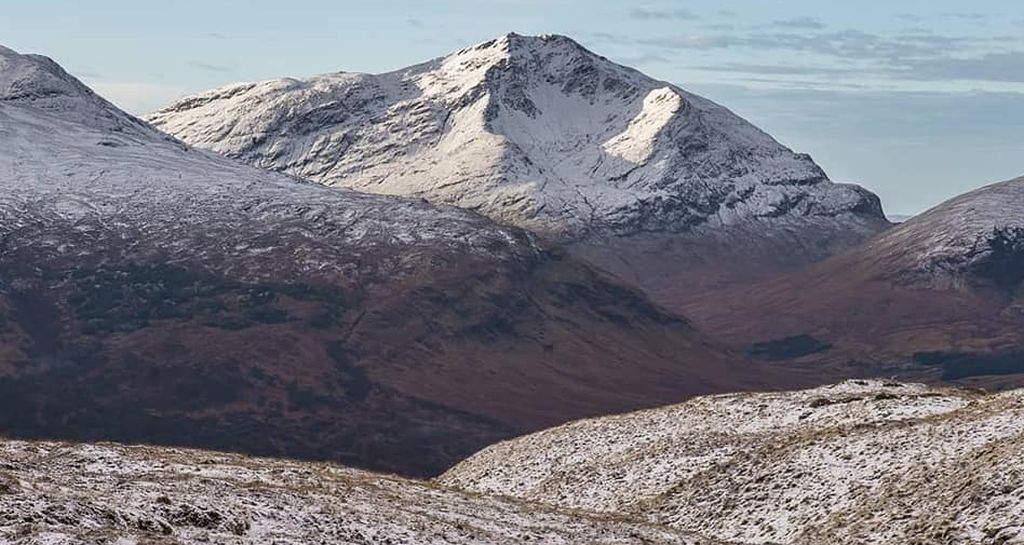 Ben Lui on ascent of Ben Challum