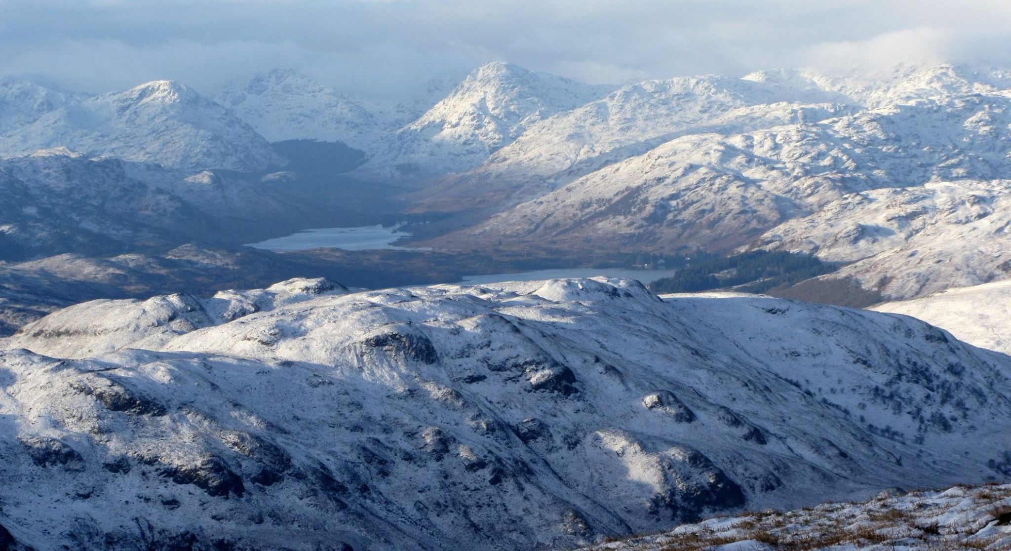 Arrochar Alps from Ben Ledi