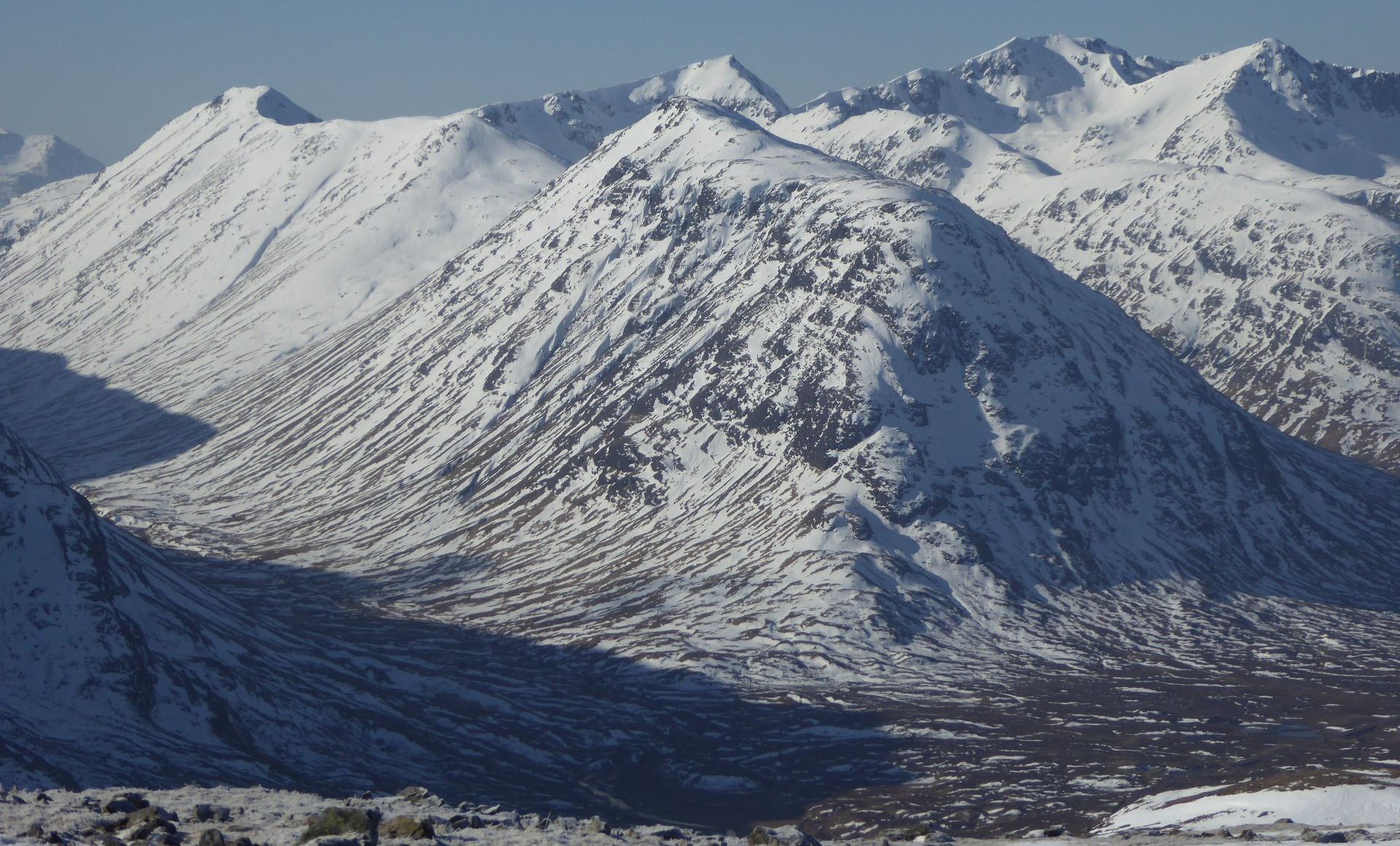 Buchaille Etive Beag in Glencoe in the Highlands of Scotland