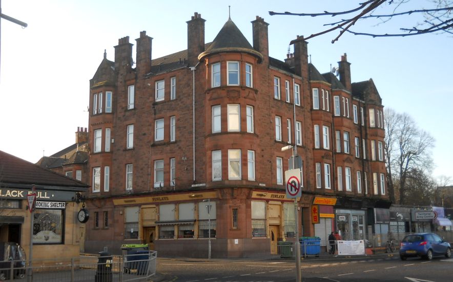 Sandstone tenement building in Cambuslang