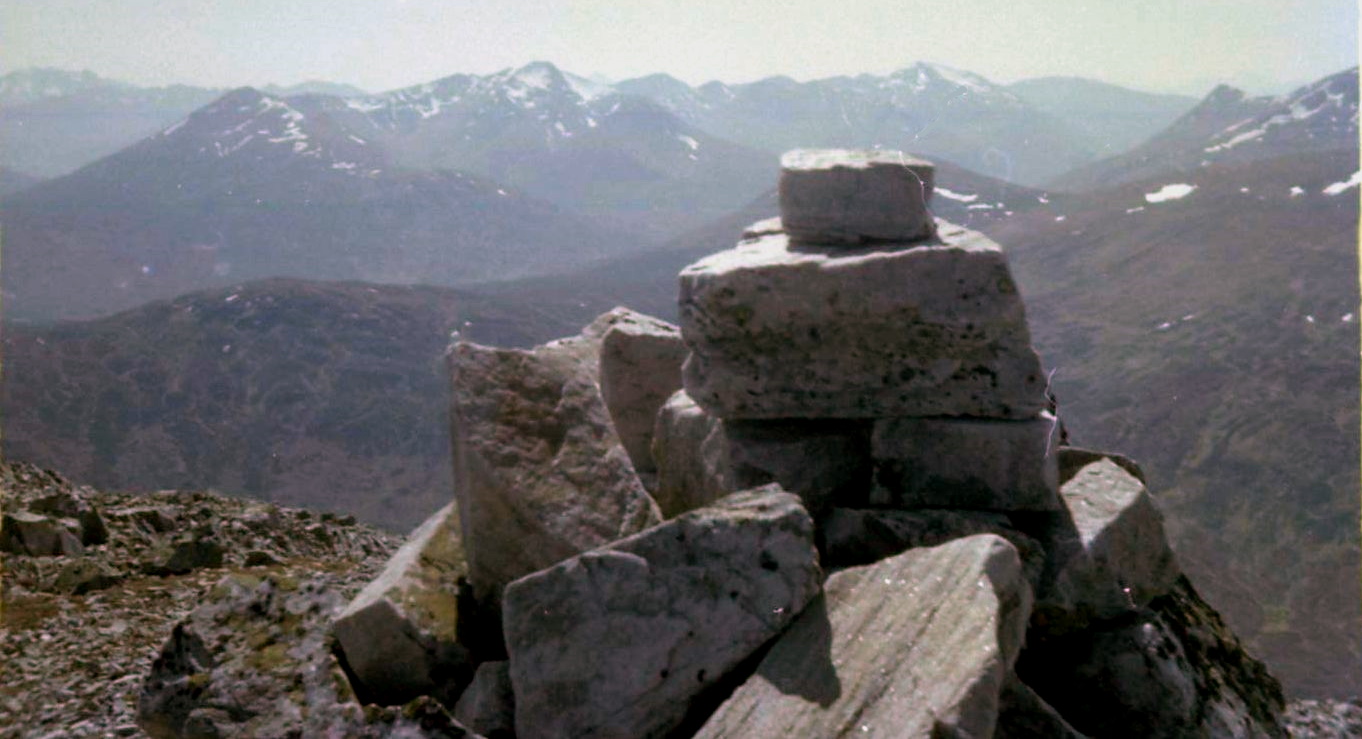 View west from Stob Coire Easain