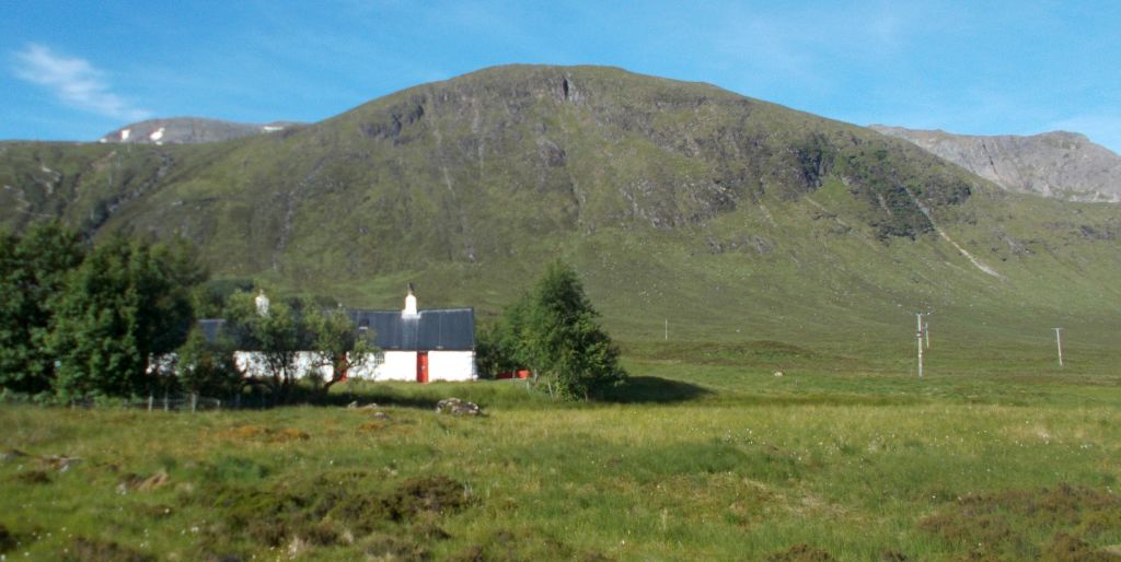 Beinn a'Chrulaiste beyond Black Rock Cottage