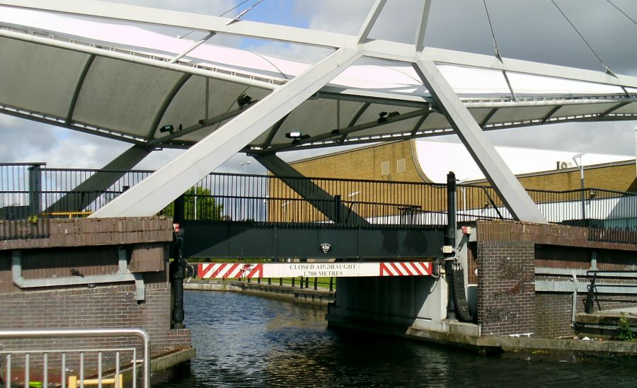 Forth and Clyde Canal at Clydebank Shopping Centre