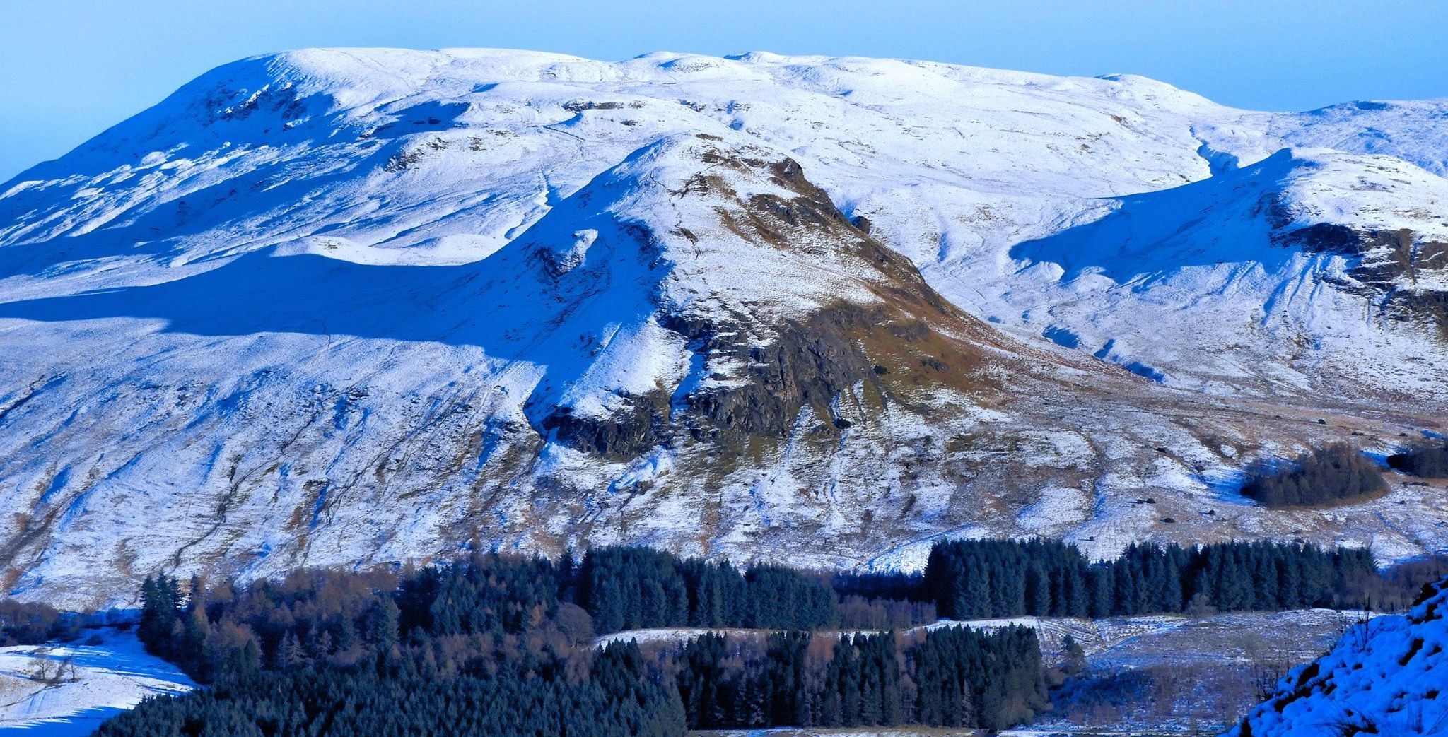 Snow bound Campsie Fells