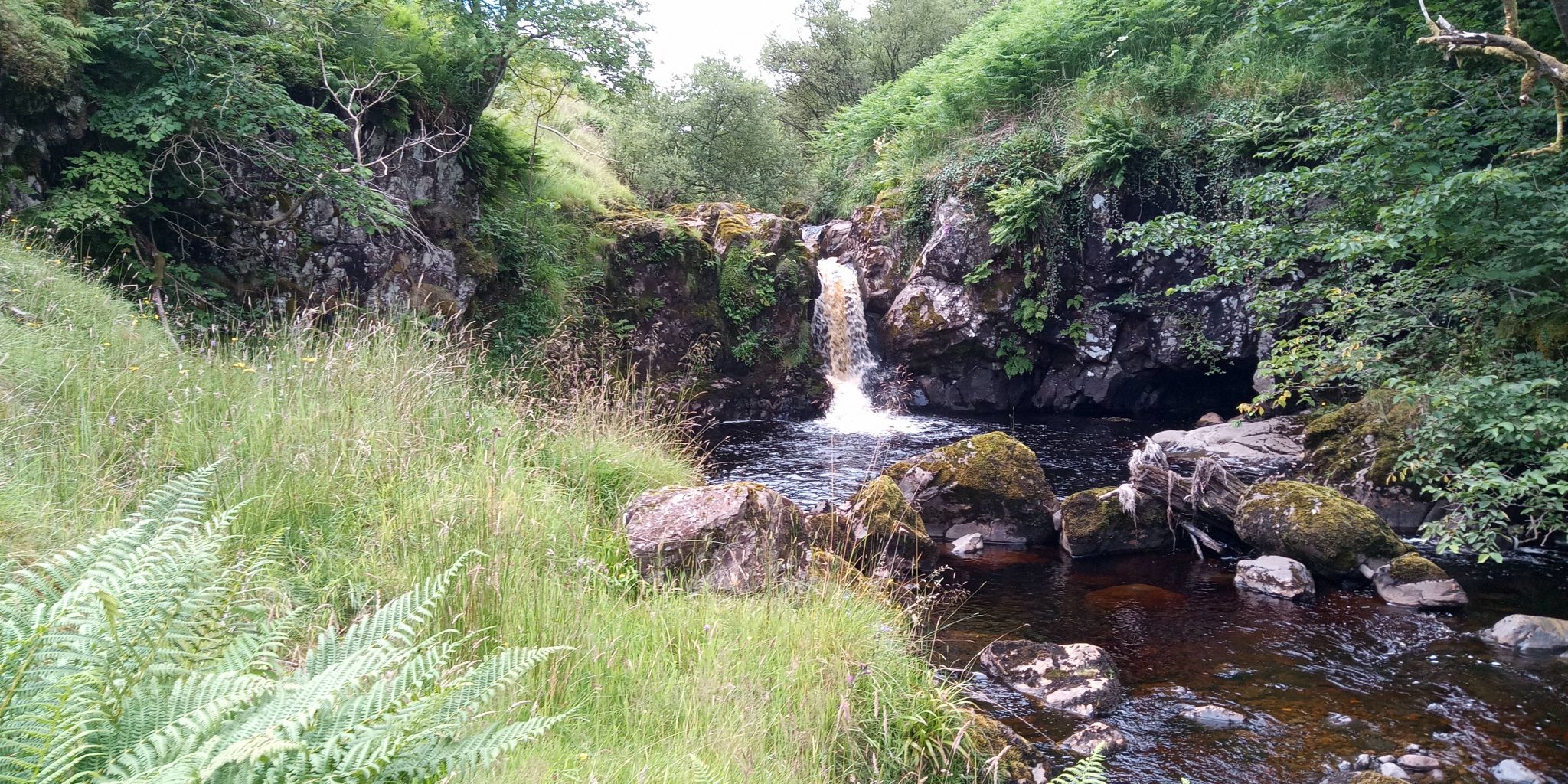 Waterfall on Finglen Burn