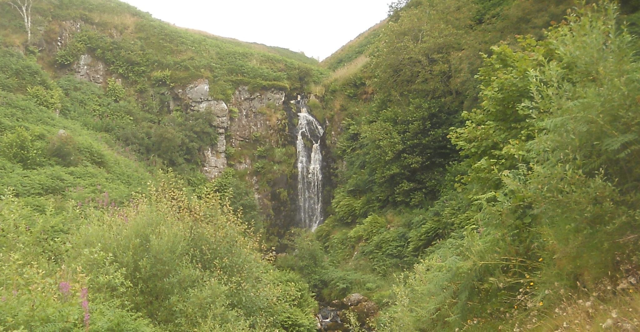 Waterfall above Fin Glen