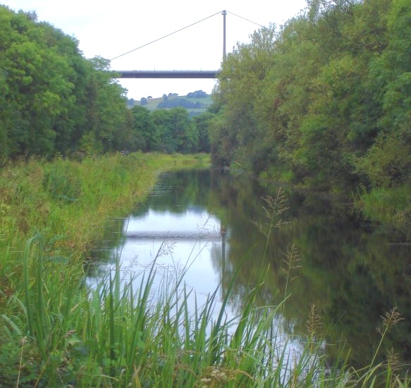 Erskine Bridge over the Forth & Clyde Canal